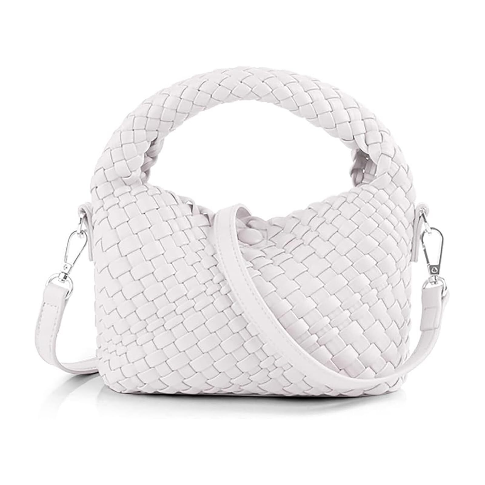 6049 Exquisite Woven Tote Bag Crossbody Handbag Small Wallets Detachable